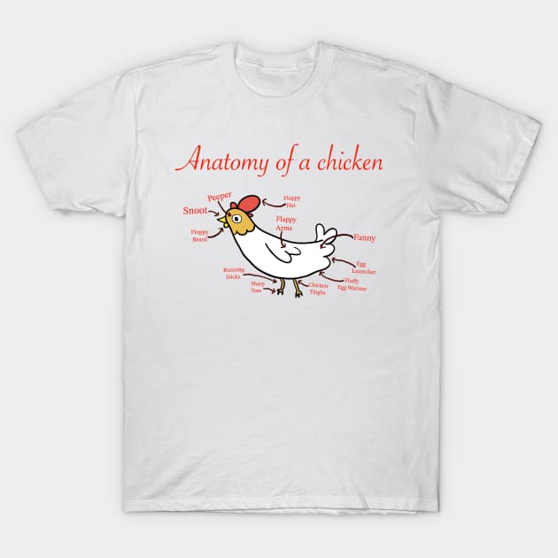 Chicken T-Shirt by tiffytiff